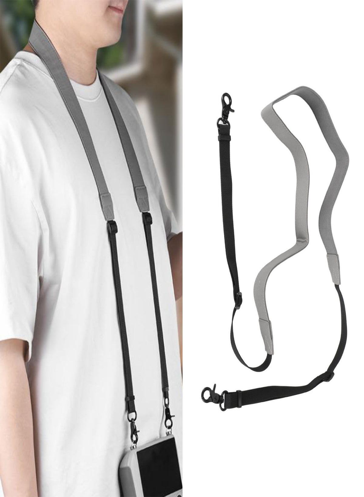 Generic Drone Remote Control Adjustable Neck Strap Pu Leather Rc Controller Shoulder Lan