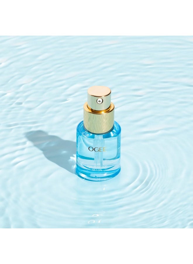 OGEE Hyaluronic Acid Ha 1.5% Elixir Hyaluronic Acid Serum For Face Plumping & Hydrating Serum For Fine Lines And Wrinkles 70% Organic Ingredients & Made In Usa  - Image 3