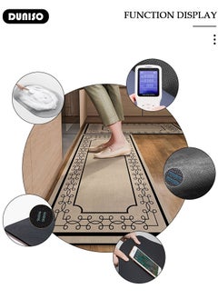 DUNISO 2 PCS  Kitchen Mats and Rugs Set , Non Slip Heavy Duty Standing Mat, Quick Dry Diatom Mud Floor Mat,  Extra Soft and Absorbent Floor Mats for  Kitchen, Bath, Office, Laundry(40*60cm+40*120cm)  - Image 5