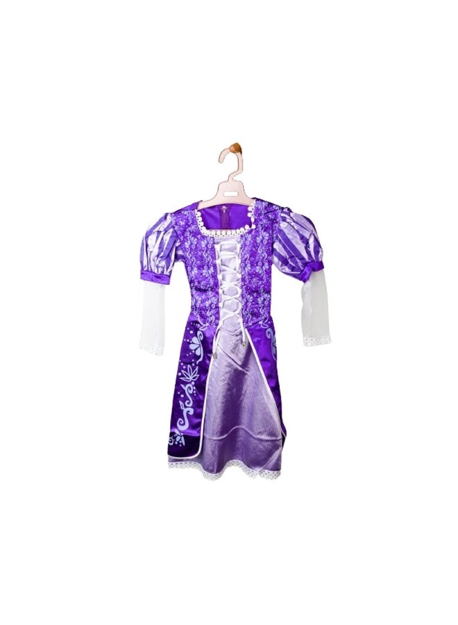 Rapunzel Princess Cloths M Size 6-7 Years - M