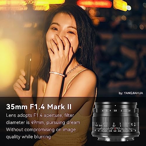 7Artisans 35Mm F1.4 Mark Ii Aps-C Manual Focus Fixed Lens Large Aperture Compatible With Nikon Z-Mount Camera Z50 Z6 Z7 Z6 Ii - Multicolor - Image 2