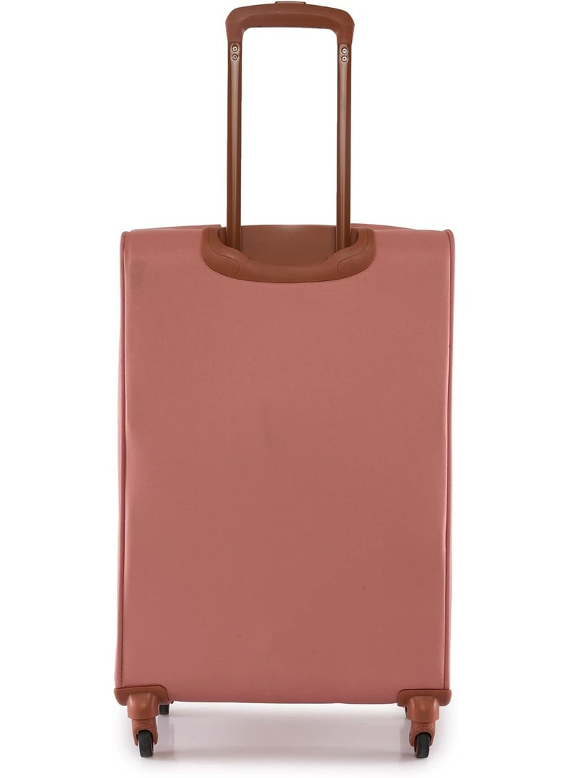 دكني حقيبة سفر   بعجلات للجنسين خفيفة الوزن  بعجلات دوارة مزدوجة  عجلات أحمر،  بوصة - Image 5