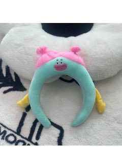 Cute Cartoon Mouse King Headband Plush Korean StyleFried braid headband blue Fried braid headband blue