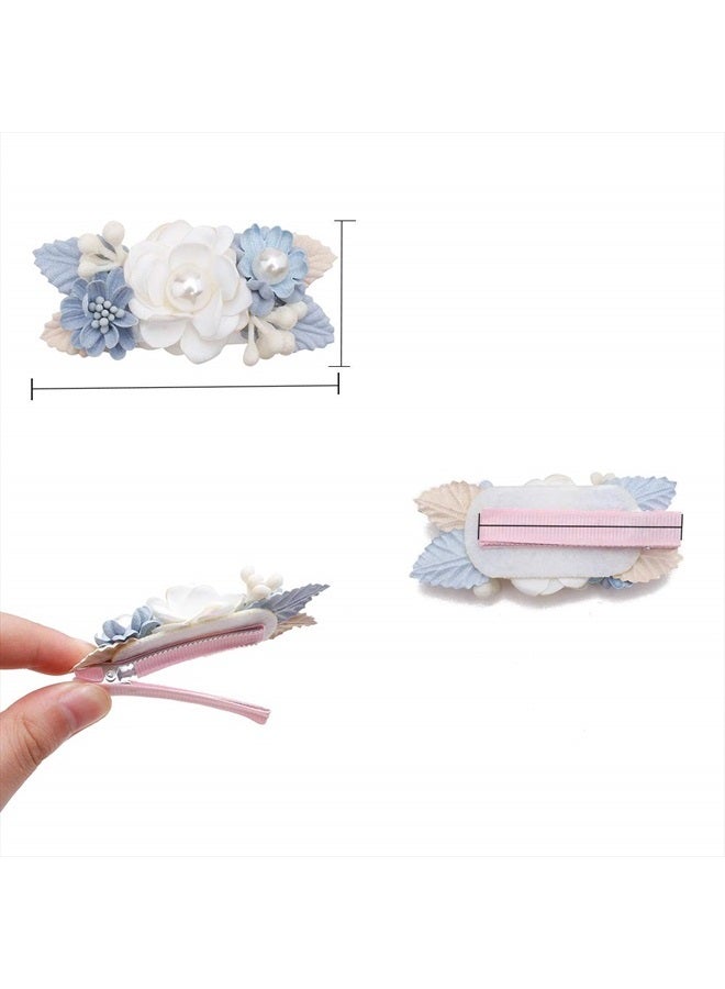 BFNAAgirl Flower Hair Clip BFNAAgirl Baby Girl Hair Bows Exquisite Hair Accessories Alligator Clips for Infants Toddlers Teen Kids Gift 6pcs/set - Image 3