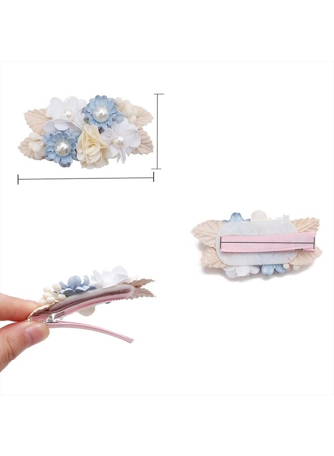 BFNAAgirl Flower Hair Clip BFNAAgirl Baby Girl Hair Bows Exquisite Hair Accessories Alligator Clips for Infants Toddlers Teen Kids Gift 6pcs/set - Image 5
