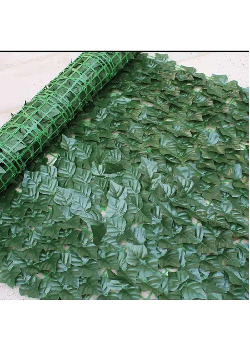 LINGWEI Light Luxury High End Artificial Leaf Wall Decoration Wall Grass No Need To Care Anti Ultraviolet Rays And Increase Privacy Protection(1x3m) - Image 1