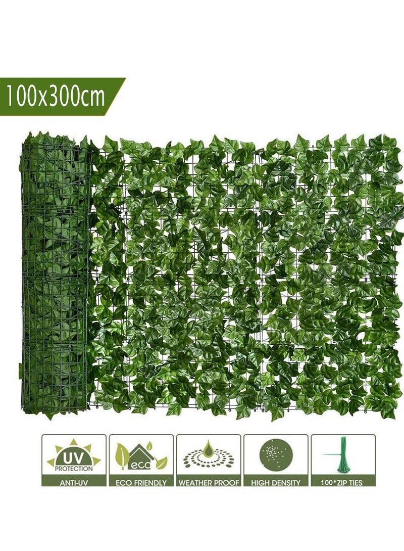 LINGWEI Light Luxury High End Artificial Leaf Wall Decoration Wall Grass No Need To Care Anti Ultraviolet Rays And Increase Privacy Protection(1x3m) - Image 4