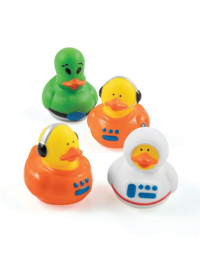 Fun Express Space Adventure Astronaut and Alien Rubber Ducks (12 Duckies) Party Toys and Favors - Image 1