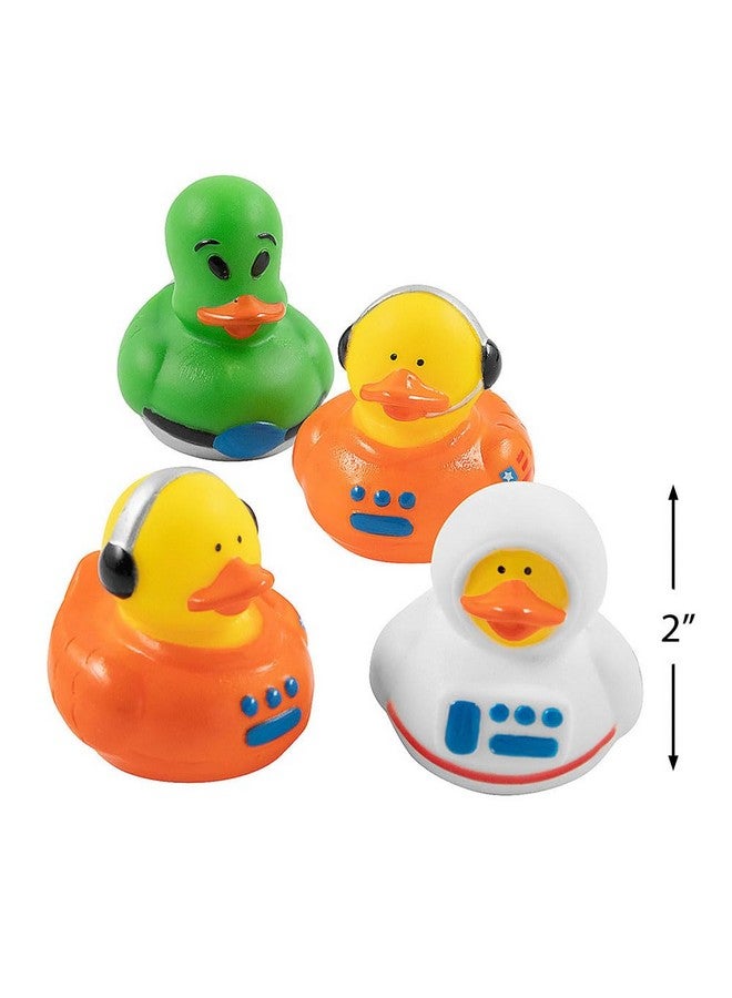 Fun Express Space Adventure Astronaut and Alien Rubber Ducks (12 Duckies) Party Toys and Favors - Image 2