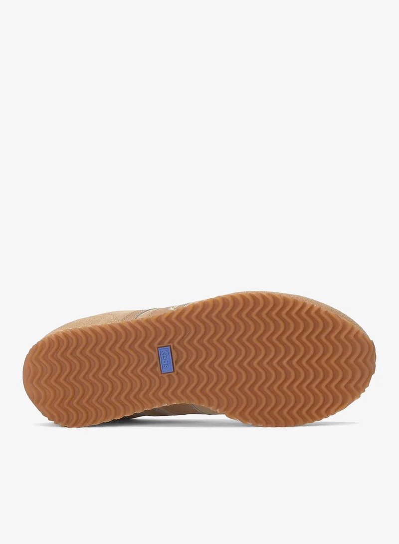 Keds  Keds Women's Rena Retro Runner Slip-on Sneaker – Suede Overlay, Cushioned Everyday Shoe Tan for Women | Best Price UAE