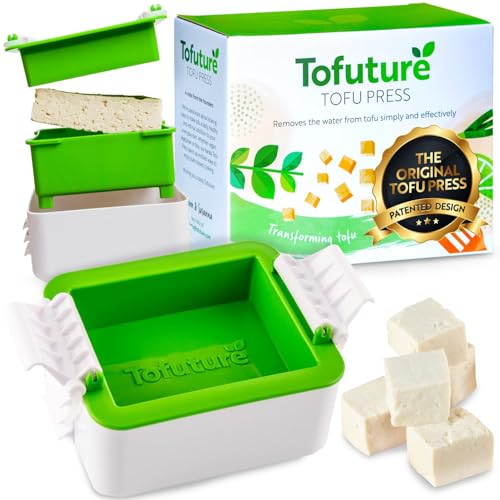 Tofuture Tofu Press The Original and Best Tofu Press Easily and Quickly Remove Water from Tofu to Improve The Flavor and give Perfect Texture Everytime