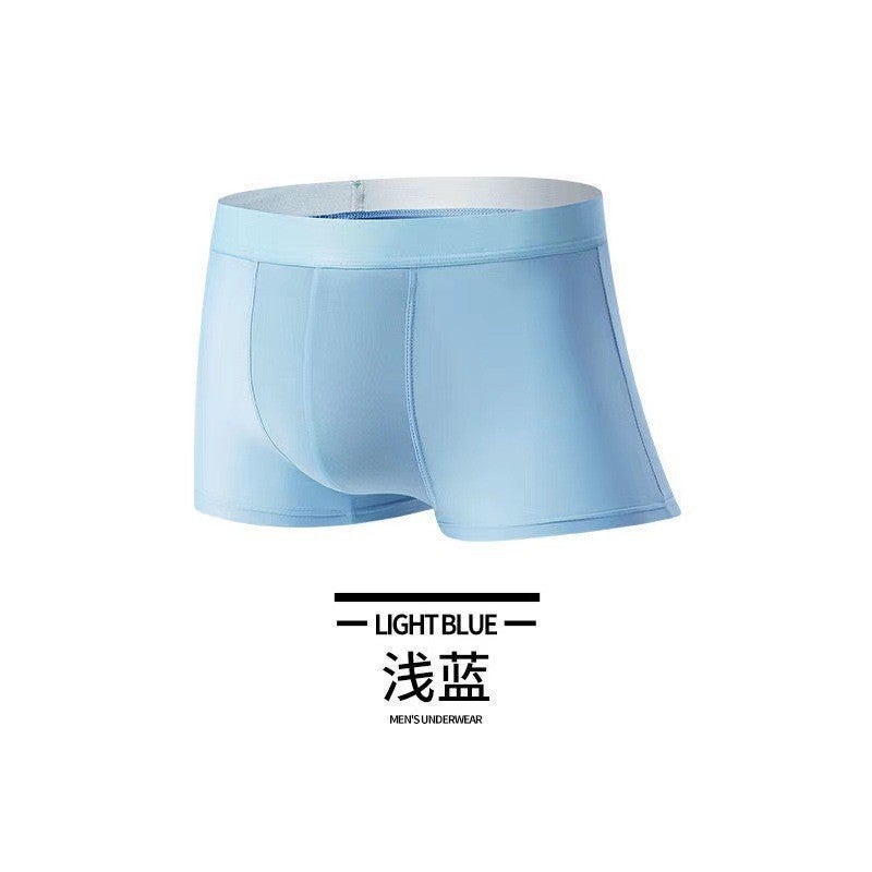 Spot Men'S Underwear Men'S Ice Silk Summer Thin Graphene Gear Sports Boxer Pants Breathable Non-Marking Boxer Shorts