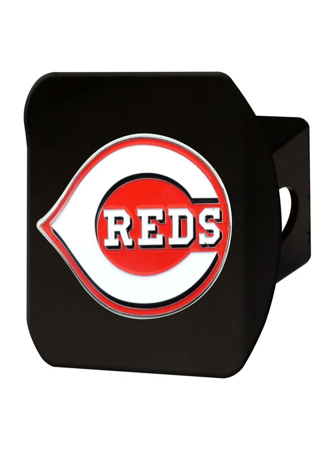 FANMATS 26559 Cincinnati Reds Color Hitch Cover - Black - Image 1