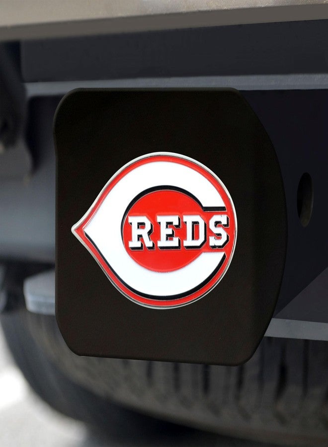 FANMATS 26559 Cincinnati Reds Color Hitch Cover - Black - Image 2