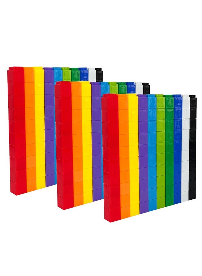 KUTOI Math Manipulatives Number Blocks Toys For Kids 300 Cubes, Educational Counting Toys Classroom Learning Supplies, Preschool Plastic Counting Blocks for Kindergarten Homeschool Learning, Kids Ages 3+ - Image 1