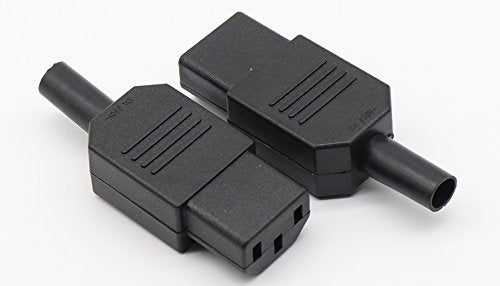 Toptekits IEC C13 Power Cord Plug Connector,IEC 320 C13 Female Plug Rewirable Power Connector 3pin Socket 10A /250V - Image 3