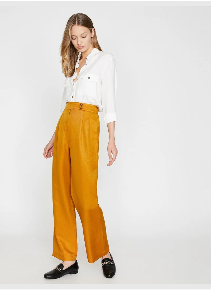 KOTON Flare Trousers