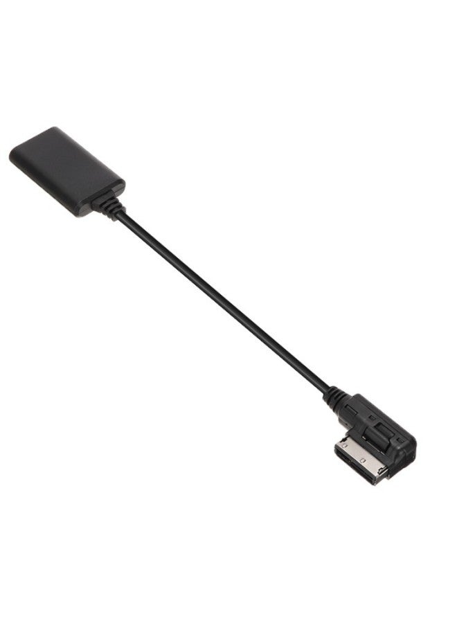 Suitable For Audi AUX Multimedia Q5 A5 A7 R7 S5 Q7 A6L A8L A4L AMI Bluetooth Audio Cable-Color:Black-Length:12cm  - Image 3