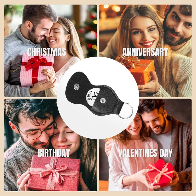 LAGERFEY Valentines Day Keychain Gifts for Him Men - Valentines Gifts for Him, Pocket Hug Token, Valentineâ€™s Day Inspirational Gift for Husband wife - Anniversary Birthday Gift for Boyfriend, Girlfriend - Image 5