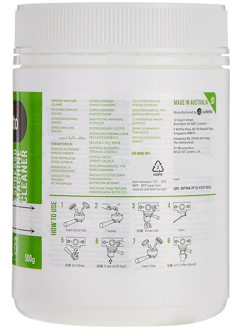 CAFETTO Evo Cleaner For Espresso Machines 500 G - Image 4