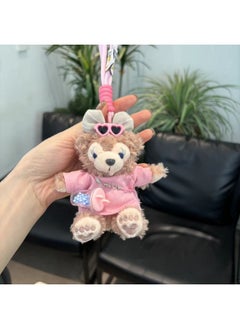 Generic Keychain Pendant Bear Gift Mei Mei Bag Duffy Car Pendant Car Key Bag-Specifications:Y189 With Number Plate High-definition Version  - Image 4