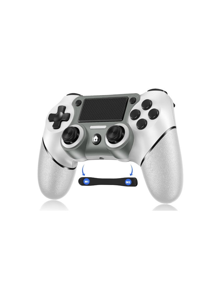 Generic Upgraded P4 Game Controller Wireless Bluetooth Back Programming on Burst Dual Motor For Private Model-Product Color:White Gray  - Image 1