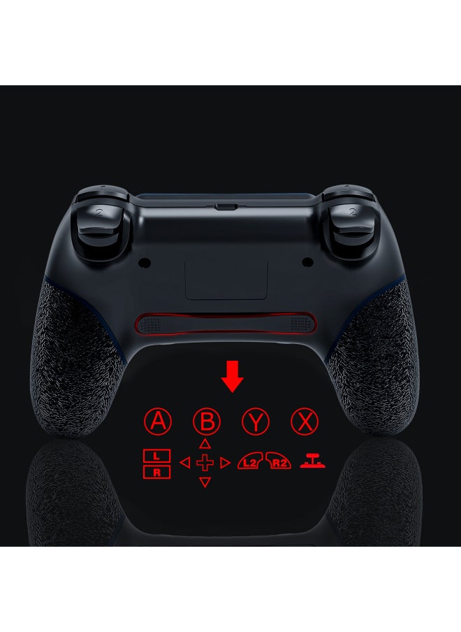 Generic Upgraded P4 Game Controller Wireless Bluetooth Back Programming on Burst Dual Motor For Private Model-Product Color:White Gray  - Image 4