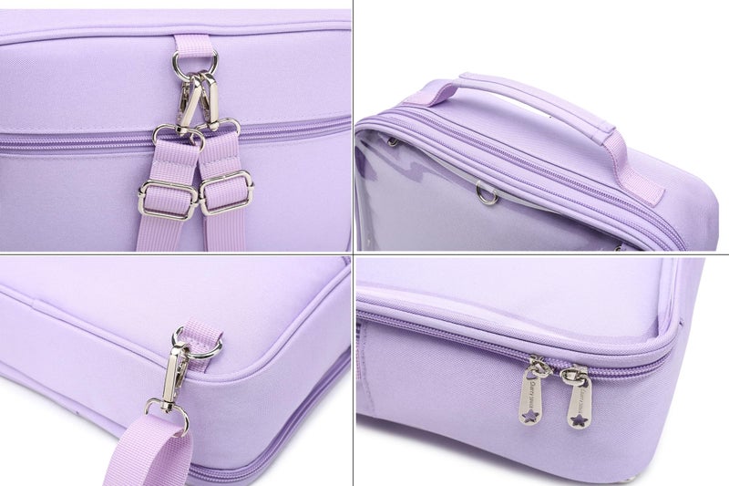 CHERRY SAUCE Dopamine Color Ita Bag Backpack Satchel Oxford Crossbody Messenger Shoulder Bag - Image 3