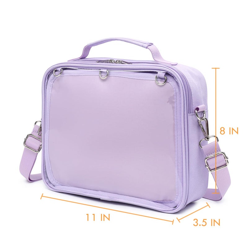 CHERRY SAUCE Dopamine Color Ita Bag Backpack Satchel Oxford Crossbody Messenger Shoulder Bag - Image 2