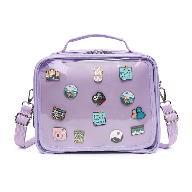 CHERRY SAUCE Dopamine Color Ita Bag Backpack Satchel Oxford Crossbody Messenger Shoulder Bag - Image 1
