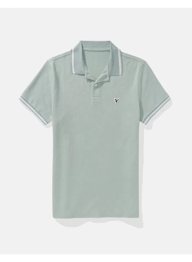 American Eagle AE Slim Fit Pique Polo Shirt