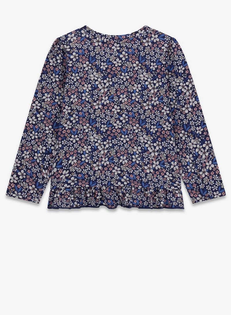 جس تيشيرت للأطفال بياقة دائرية وشعار مطبوع - Image 2