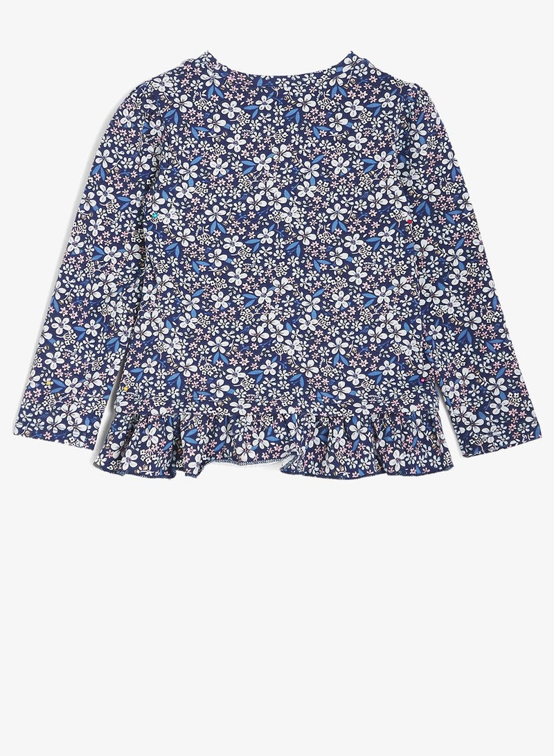 جس تيشيرت للأطفال بياقة دائرية وشعار مطبوع - Image 3