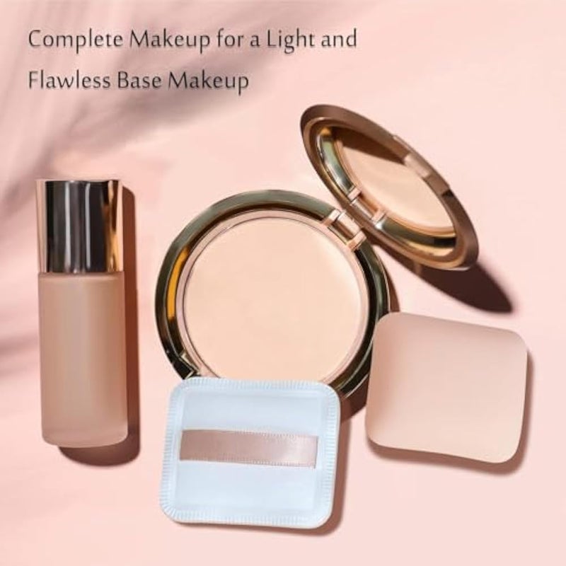 2PCS Makeup Sponge Powder Puff Powder Puff Foundation Blending Beauty Sponge for Liquid,Cream,Powder, Dry & Wet Use Air Cushion Puff - Cosmetic Foundation Sponge Makeup Tool-ROUND AND SQUARE SAPE - Image 5