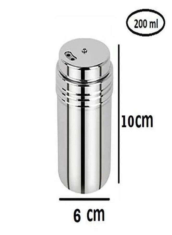Attachh Multipurpose Stainless Steel Mukhwas Dabbi mouth freshener paan masala spice storage for travelling 200Ml Pack of 2 - Image 4