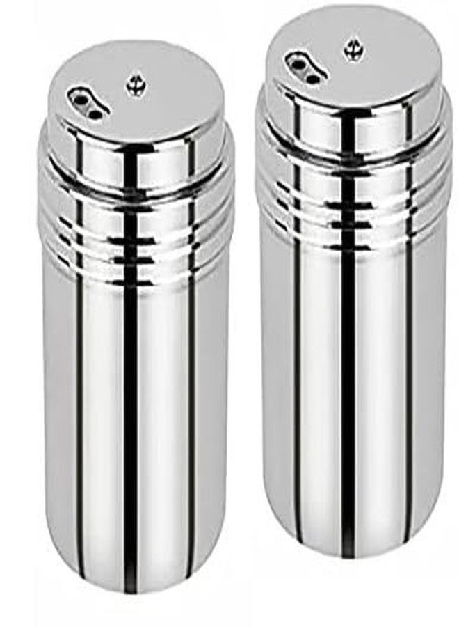Attachh Multipurpose Stainless Steel Mukhwas Dabbi mouth freshener paan masala spice storage for travelling 200Ml Pack of 2 - Image 1