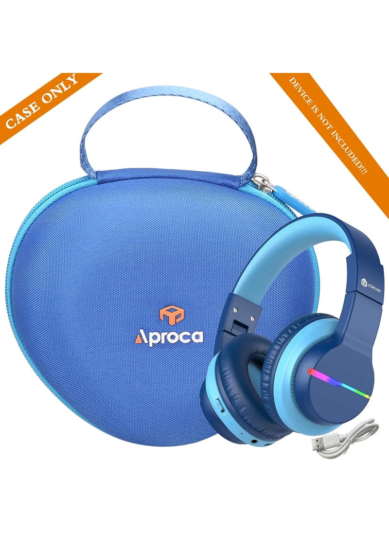 Aproca Aproca Blue Hard Storage Case for iClever BTH12  iClever BTH20 Kids Bluetooth Headphones  - Image 5