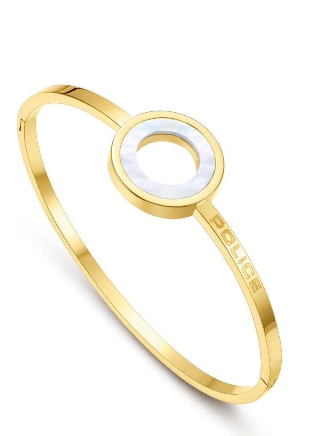 POLICE Camii Bracelet For Women Yellow Gold Plated