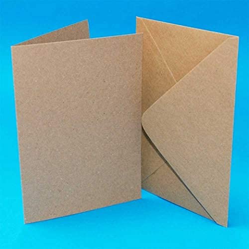 Accuprints Brown Envelopes Pack of 25 (5 x 7) inches | Unique design Texture Hand made Brown envelopes for wedding/party/office use/gift | Complimentary silver stickers - Image 4