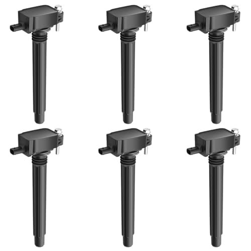 MAS Set of 6 Ignition Coil Pack 2011 2012 2013 2014 2015 2016 Compatible with Ram Chrysler Jeep Dodge Durango 300 Town Country Grand Cherokee Wrangler Charger Journey 36 V6 Replacement for UF648