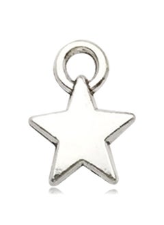 Vintage Diy Handmade Alloy Jewelry Accessories Star Hollow Out Pentagram Meteor Necklace Earrings Pendant Hanging Ornament 5812-9x12 small five-pointed star 0.3g