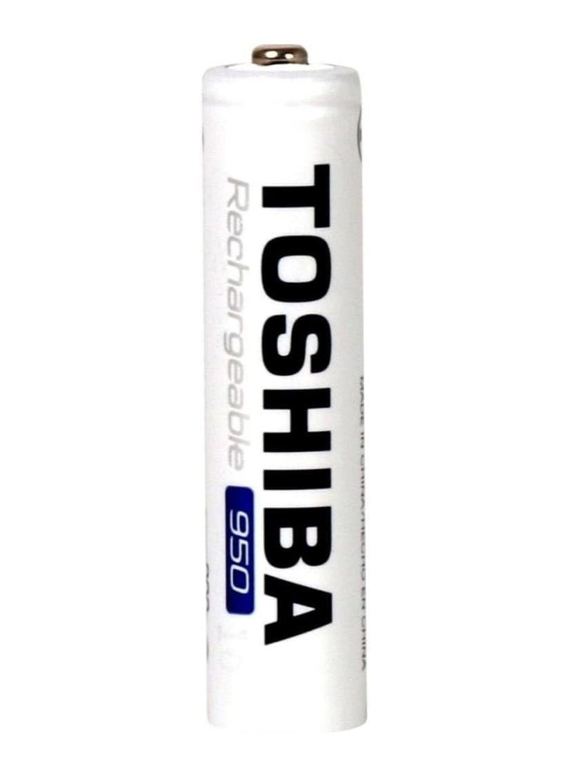 Toshiba 4-Piece AAA RECHARGEABLE BATTERY CELL JAPANESE ENERGY 950 MAH  - Image 2