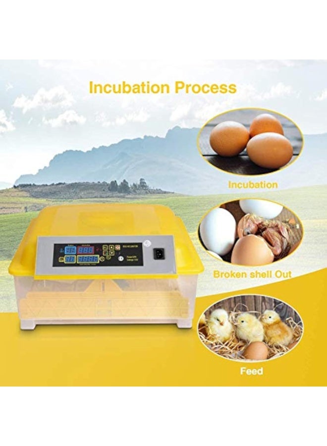 Arabest 48 Egg Incubator, Automatic Turning Digital Chicken Egg Hatcher, Temperature and Humidity Control with Digital Display for Hatching Chickens Ducks Goose and etc - Image 5