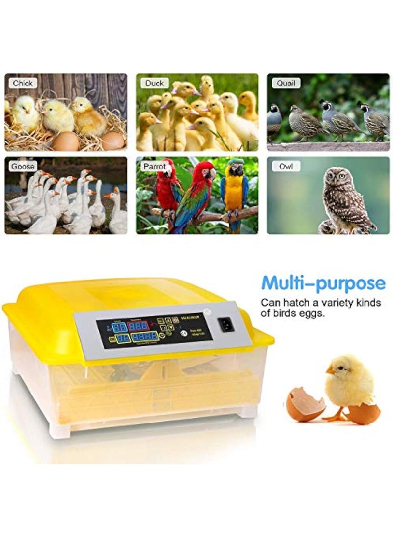 Arabest 48 Egg Incubator, Automatic Turning Digital Chicken Egg Hatcher, Temperature and Humidity Control with Digital Display for Hatching Chickens Ducks Goose and etc - Image 2