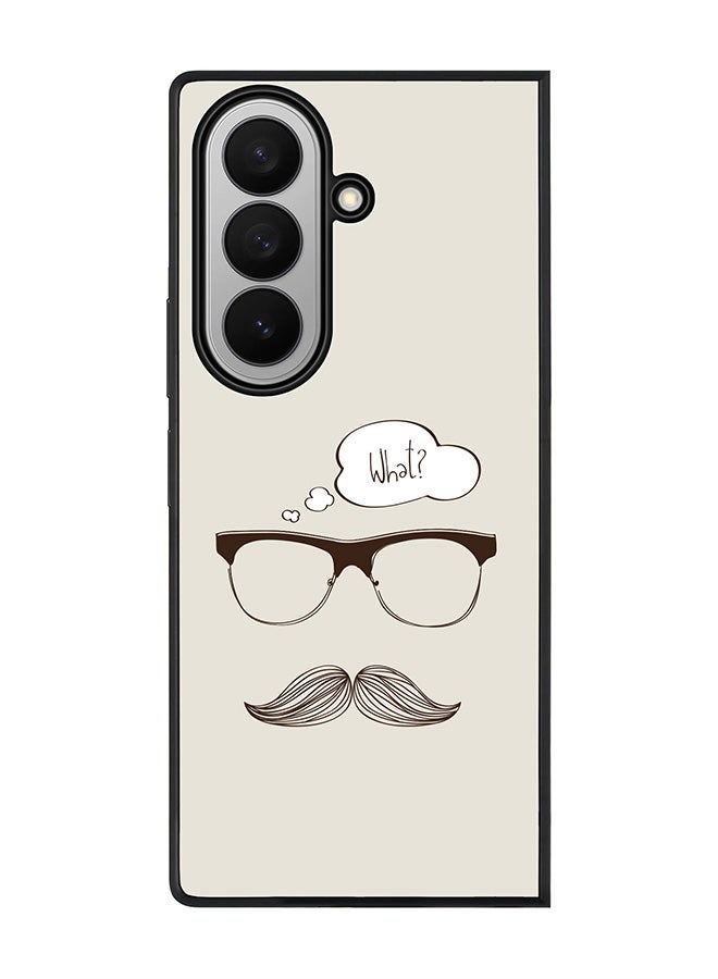 Stylizedd For Samsung Galaxy Z Fold7 Case,Slim fit Camera Protection, Shockproof Thin Phone cover  - What (Hipster)