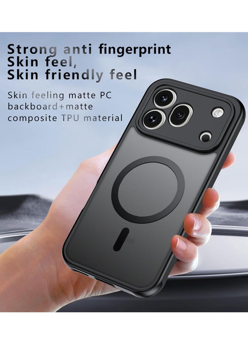 general Case Compatible with Honor 600 Pro 5G, featuring anti-magnetic protection, military-grade shock resistance, anti-yellowing properties, and a classic magnetic hybrid design - Image 4