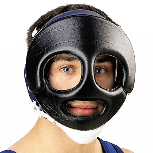 Cliff Keen The Cross Face Wrestling Headgear Facial Attachment (Black) - Image 2