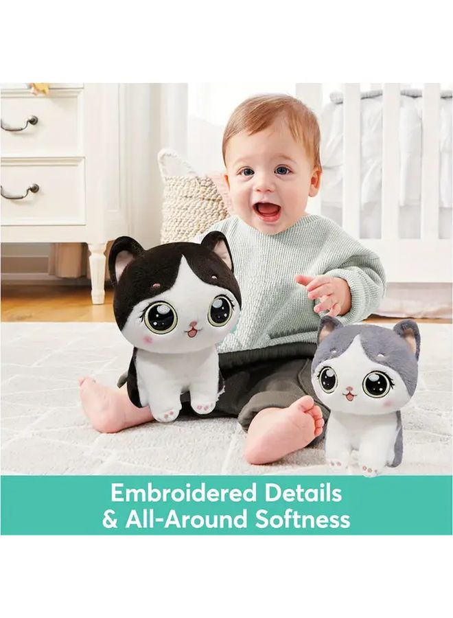 Gray Cute Kawaii Cat Plush Toy Soft Stuffed Animal Home Decor Gift - Image 5