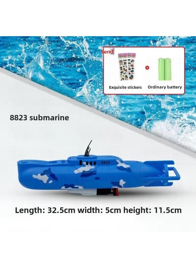 Generic - Submarine Toy Black Technology Underwater Explosions Internet Popular Toy Boat Children Boys Girls Bagged Metal-Color:8823 Submarine-Specification:Basic Version (comes With Ordinary Battery) - Image 1