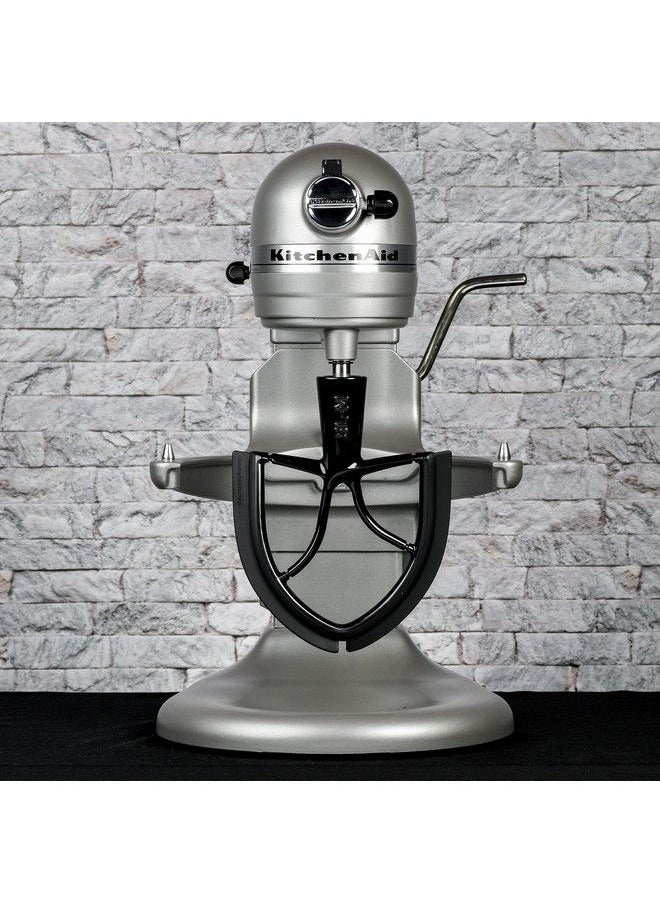 New Metro Design شفرة خفاقة معدنية 5Lmgy متوافقة مع معظم خلاطات Bowllift ذات الحامل بسعة 5 لتر من Kitchenaid، باللون الرمادي  - Image 5